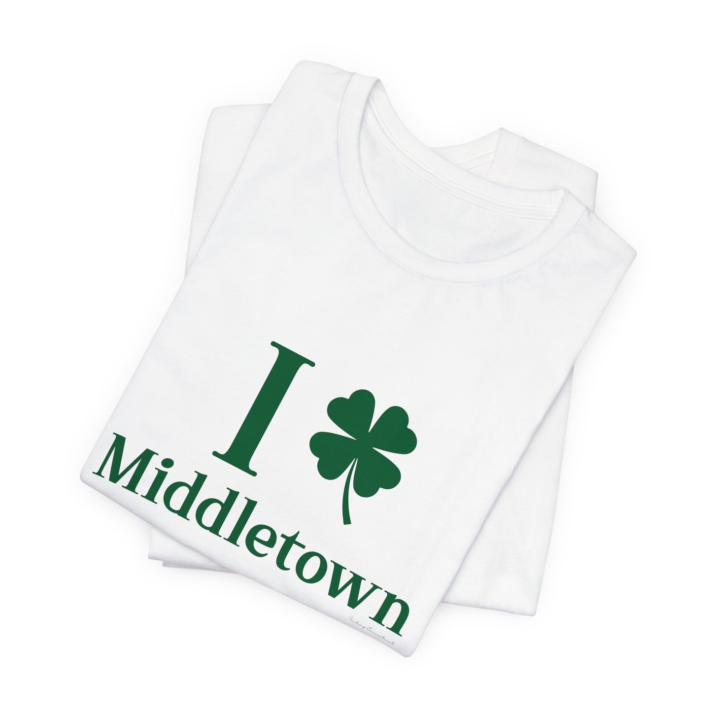 I Clover Middletown /// Middletown CT st patricks unisex t shirt // finding connecticut
