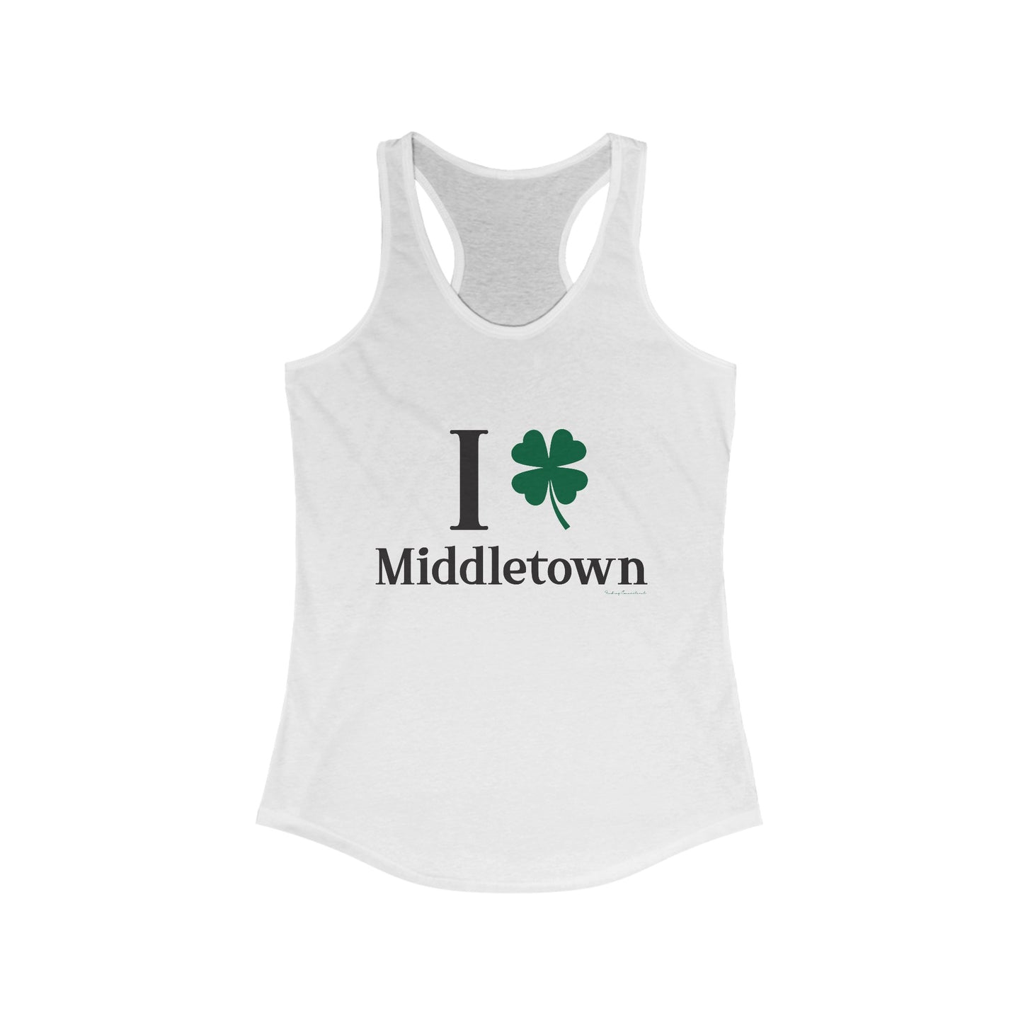 I Clover Middletown /// Middletown CT st patricks womens tank top shirt // finding connecticut 0