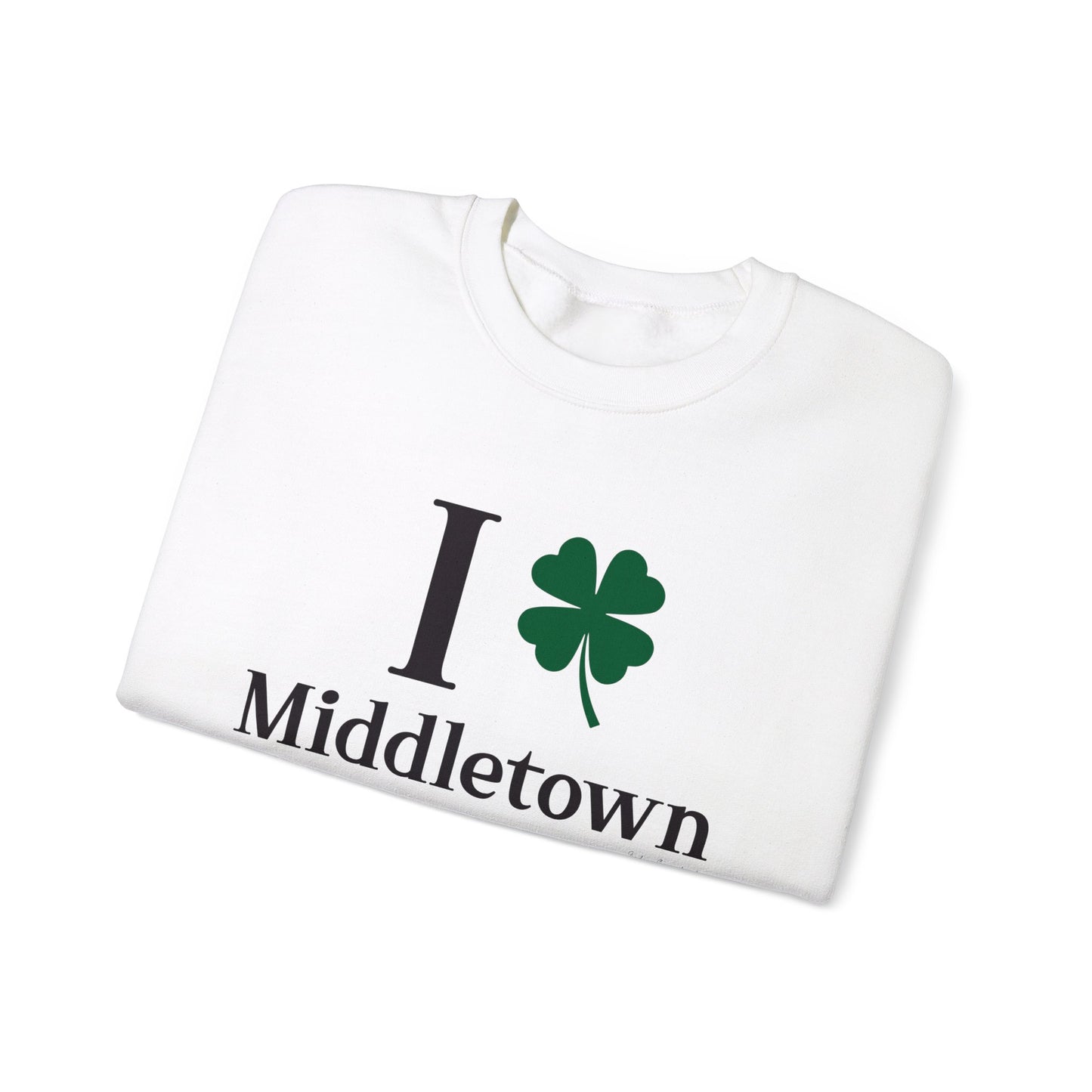 I Clover Middletown /// Middletown Connecticut st patricks unisex sweatshirt // finding connecticut