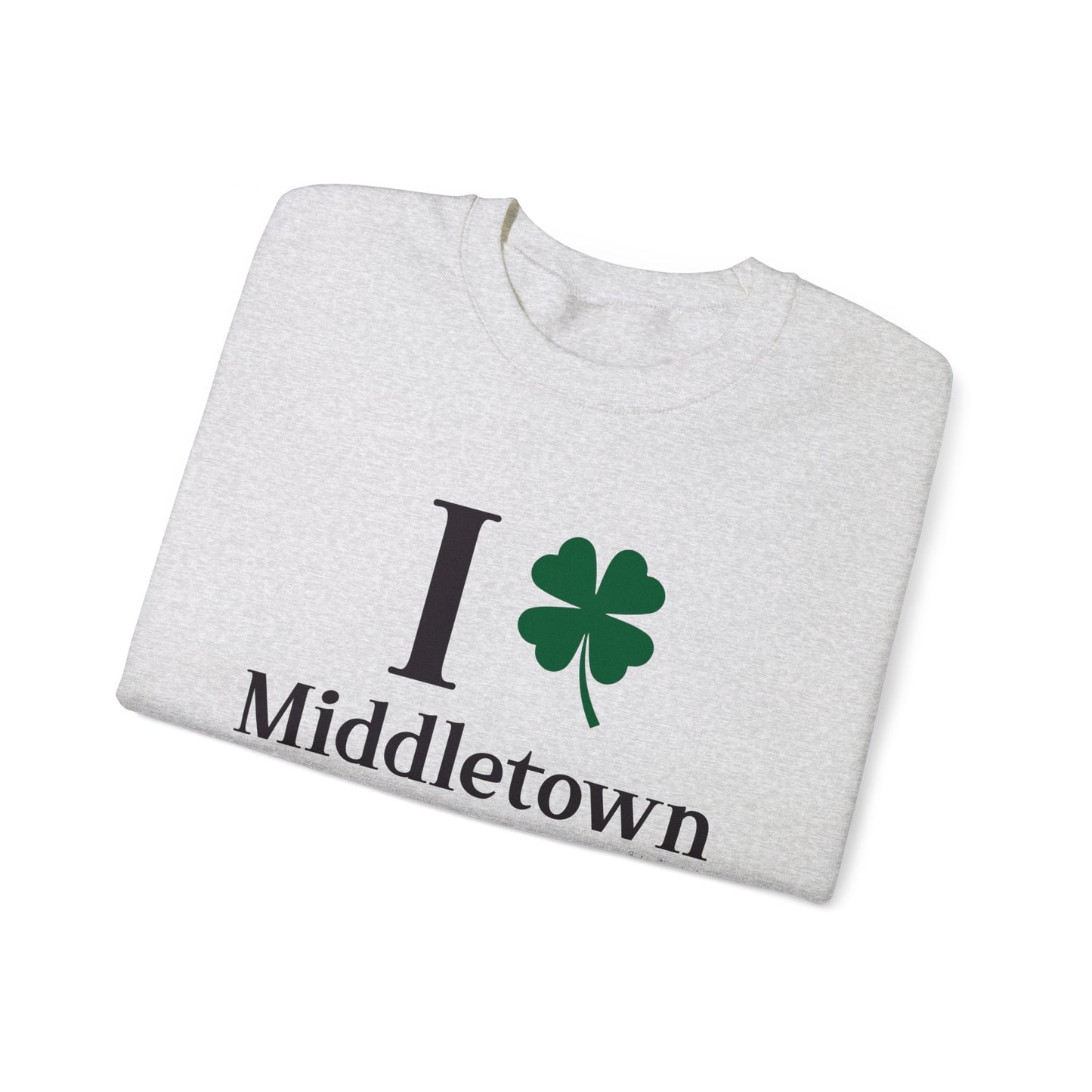 I Clover Middletown /// Middletown Connecticut st patricks unisex sweatshirt // finding connecticut
