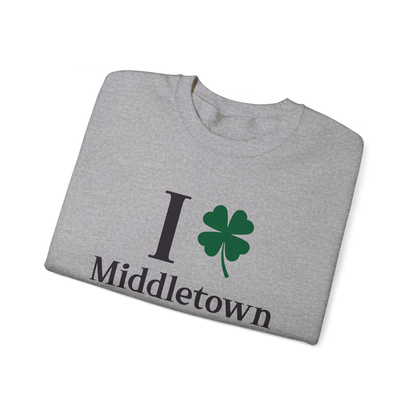 I Clover Middletown /// Middletown Connecticut st patricks unisex sweatshirt // finding connecticut