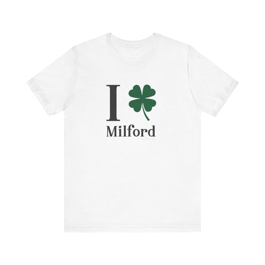 I Clover Milford // Milford Ct St Patrick's Day t shirts  // finding connecticut