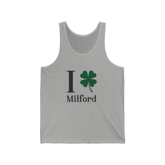 I Clover Milford // Milford Ct St Patrick's Day tank top shirts  // finding connecticut