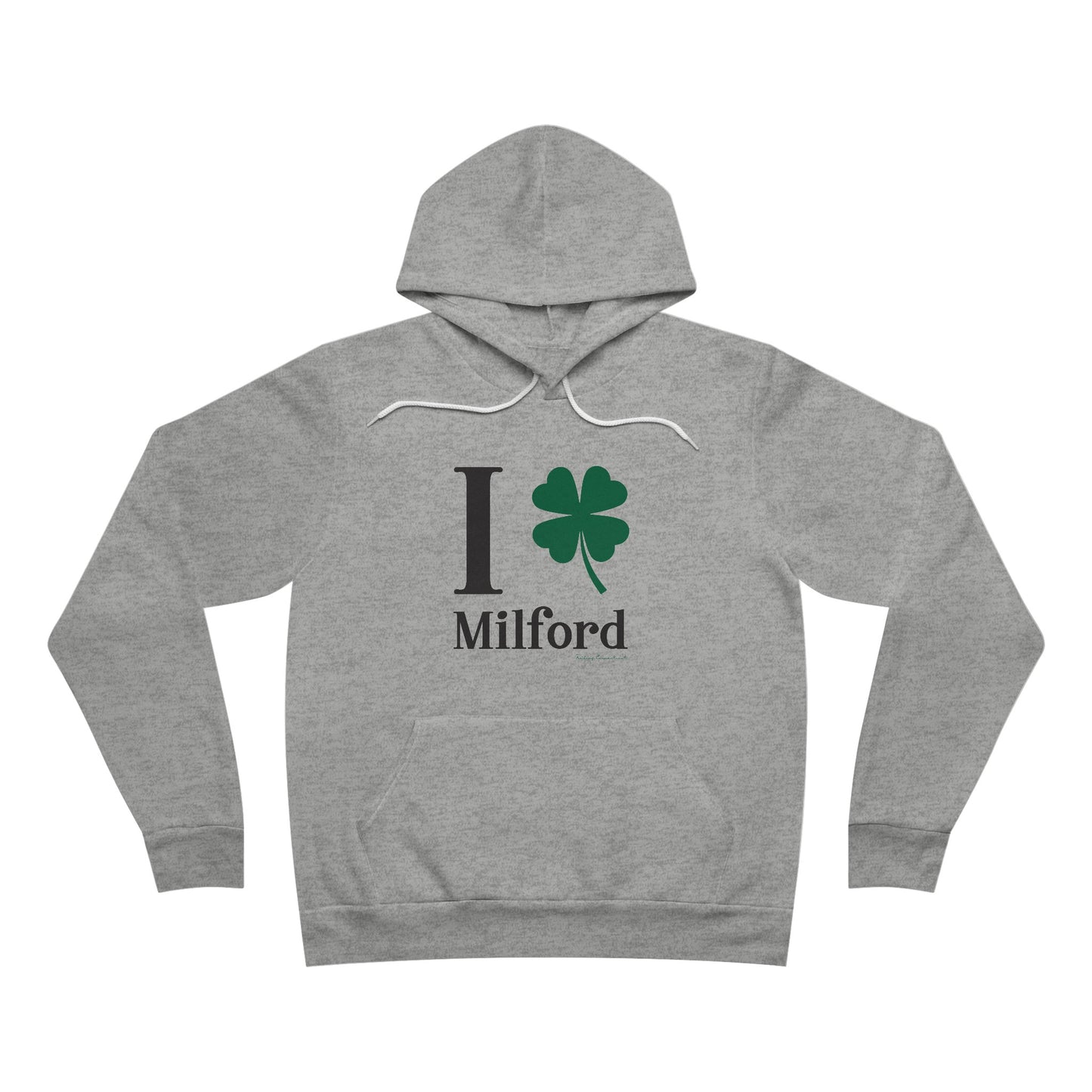 I Clover Milford // Milford Ct St Patrick's Day unisex hoodie sweatshirt // finding connecticut