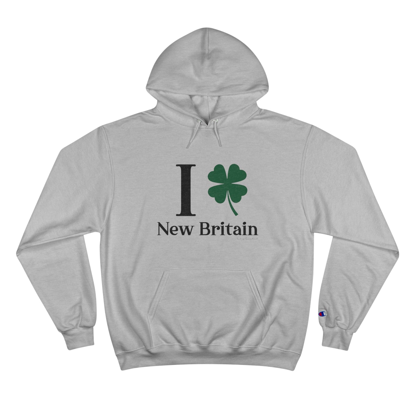 I Clover New Britain // New Britain CT champion hoodie sweatshirt // finding connecticut