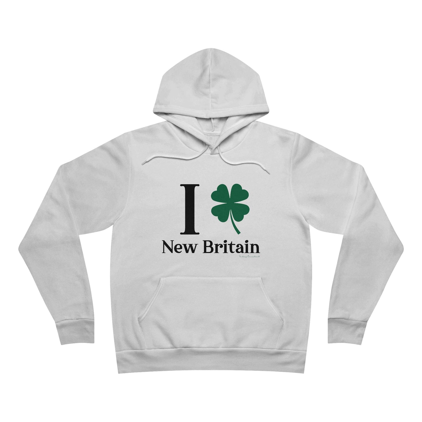 I Clover New Britain // New Britain CT unisex hoodie sweatshirt // finding connecticut