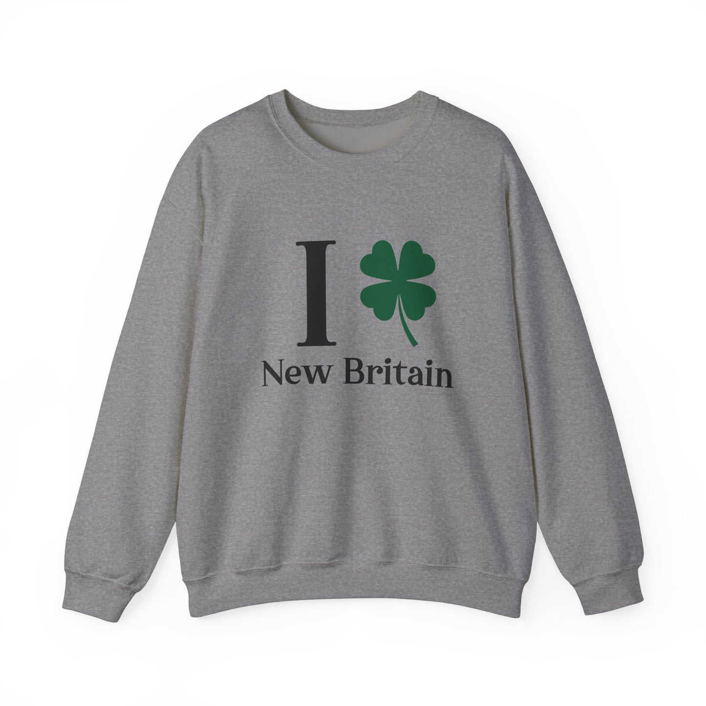 I Clover New Britain // New Britain CT unisex sweatshirts // finding connecticut