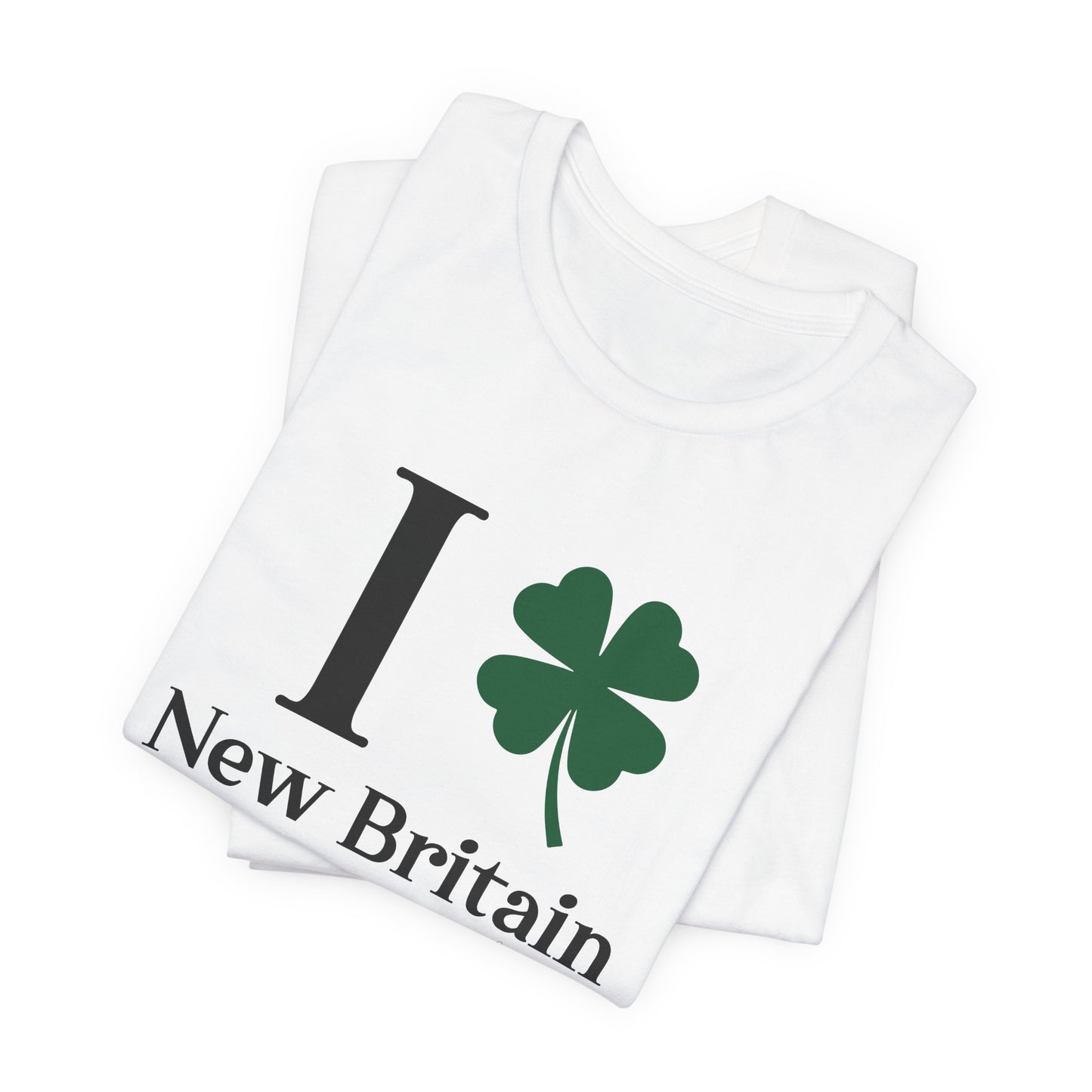 I Clover New Britain // New Britain CT unisex t shirts // finding connecticut