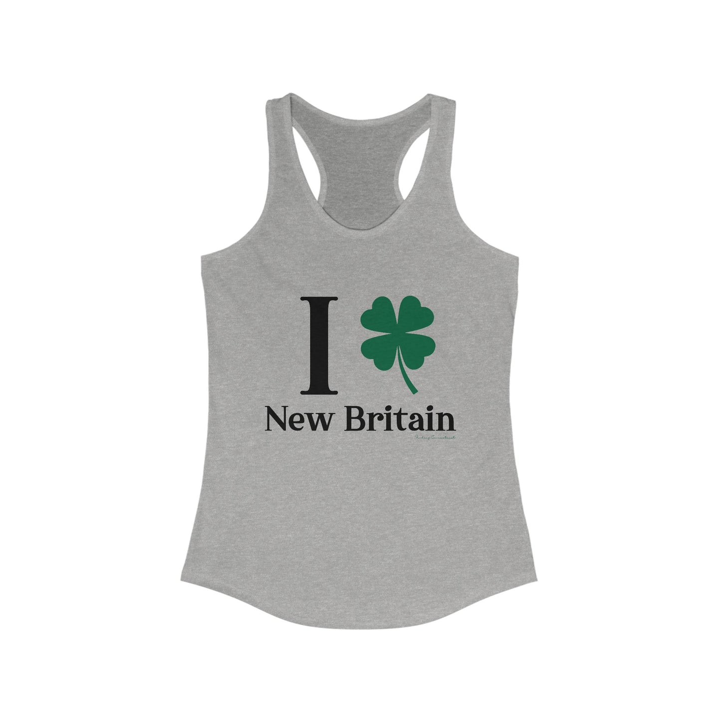 I Clover New Britain // New Britain CT woman's tank top shirt // finding connecticut