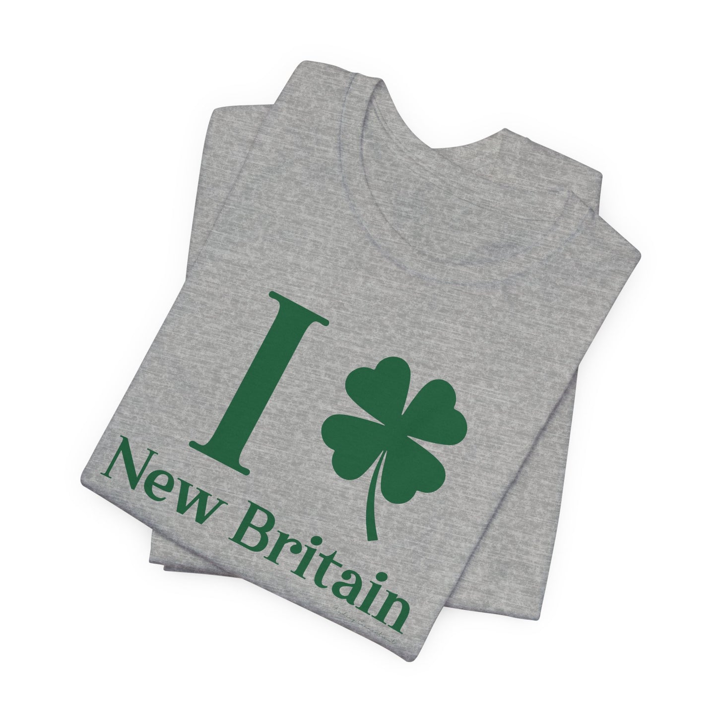 I Clover New Britain // New Britain Connecticut st. Patrick's day merch unisex t shirt // finding connecticut