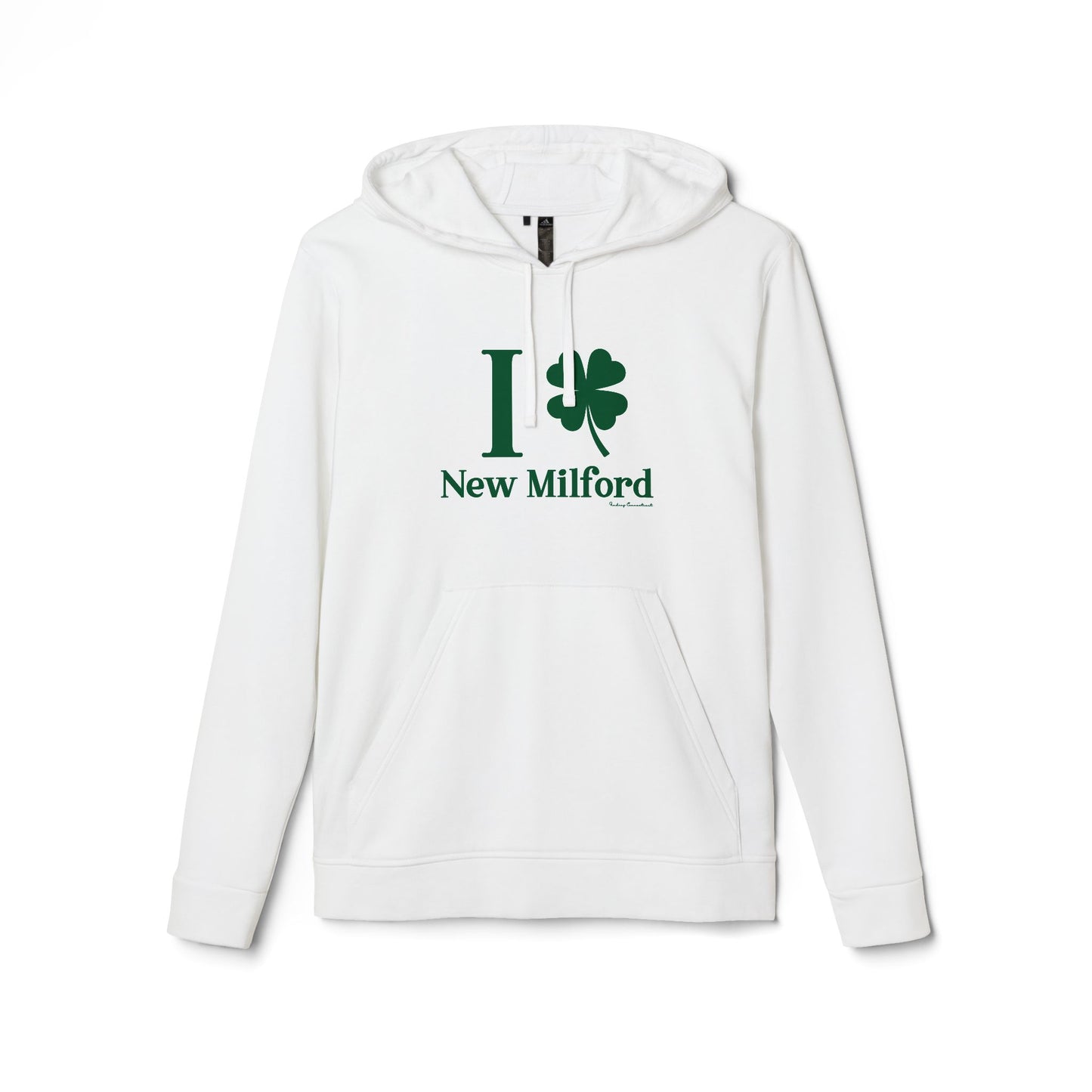 I Clover New Milford // New Milford CT adidas hoodie sweatshirt // Finding Connecticut