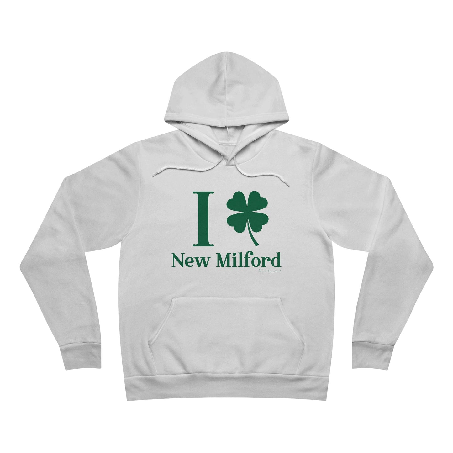 I Clover New Milford // New Milford CT unisex hoodie sweatshirt // Finding Connecticut