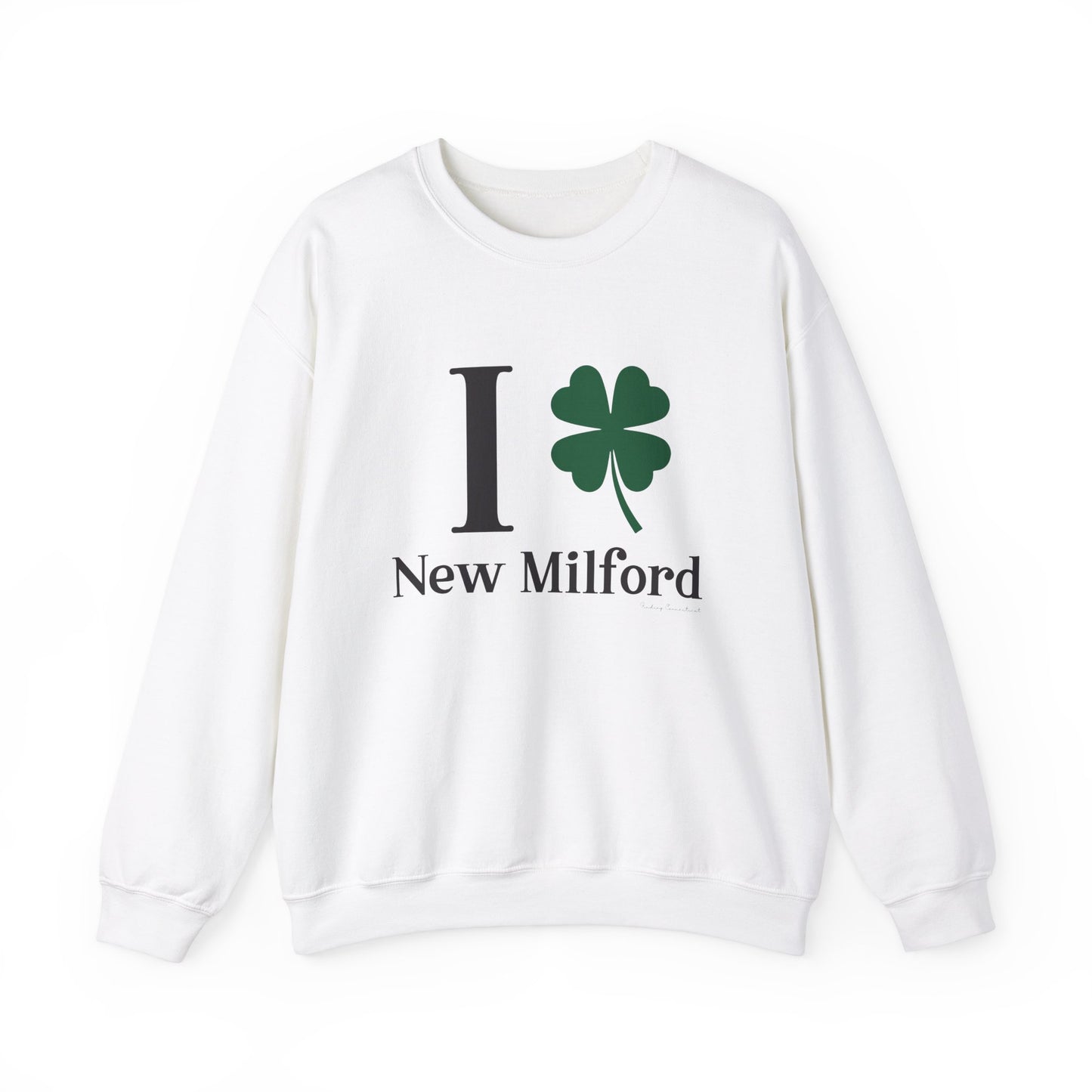I Clover New Milford // New Milford Connecticut unisex sweatshirt // Finding Connecticut