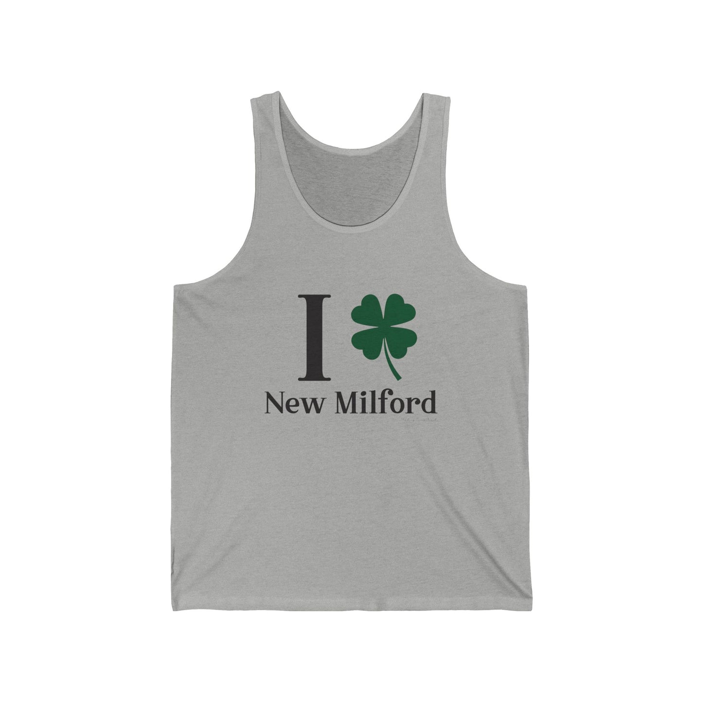 I Clover New Milford // New Milford Connecticut unisex tank top shirt // Finding Connecticut