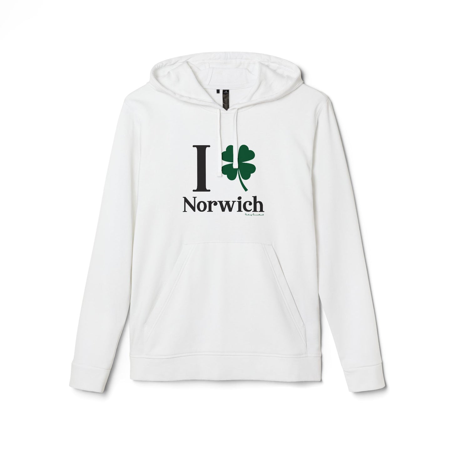 I Clover Norwich // Norwich CT Adidas hoodie sweatshirt // finding connecticut