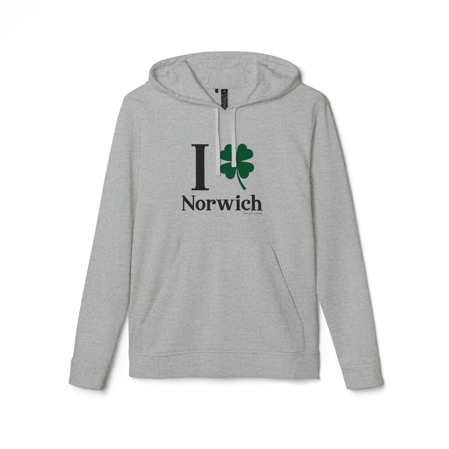 I Clover Norwich // Norwich CT Adidas hoodie sweatshirt // finding connecticut