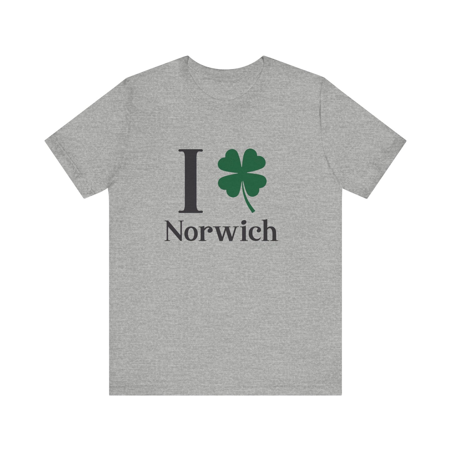 I Clover Norwich // Norwich CT unisex t shirts // finding connecticut