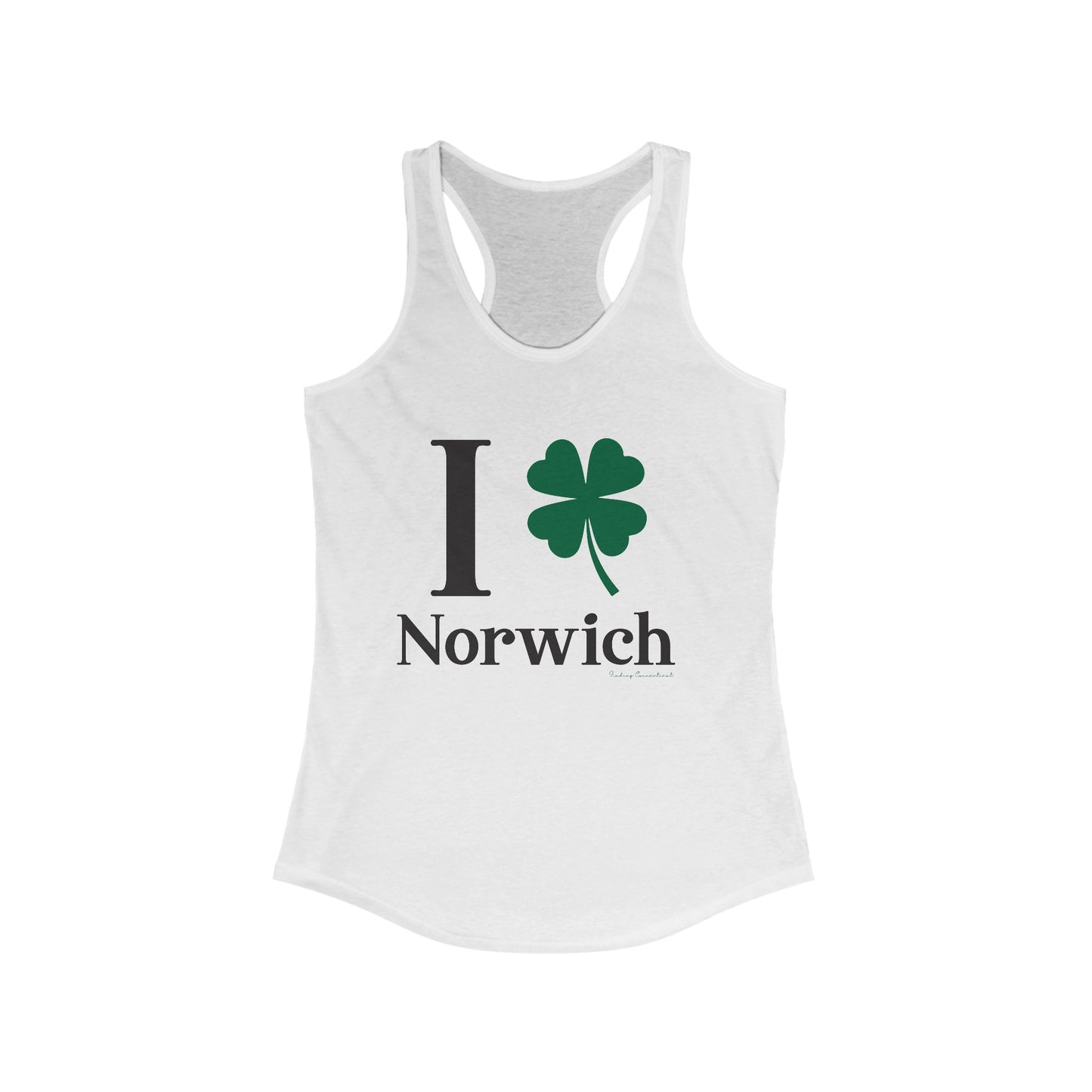 I Clover Norwich // Norwich CT womens tank top shirt // finding connecticut