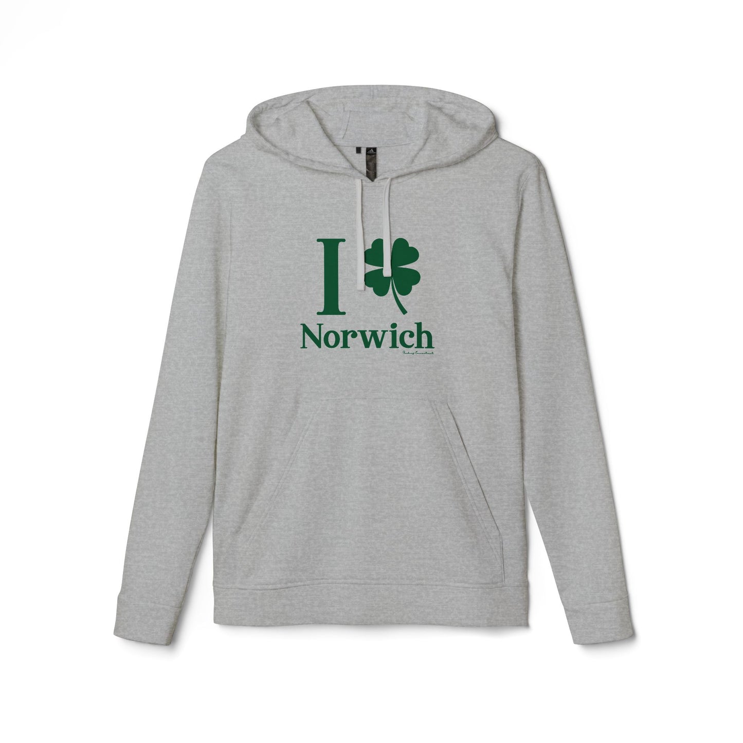 I Clover Norwich // Norwich Connecticut Adidas hoodie sweatshirt // finding connecticut
