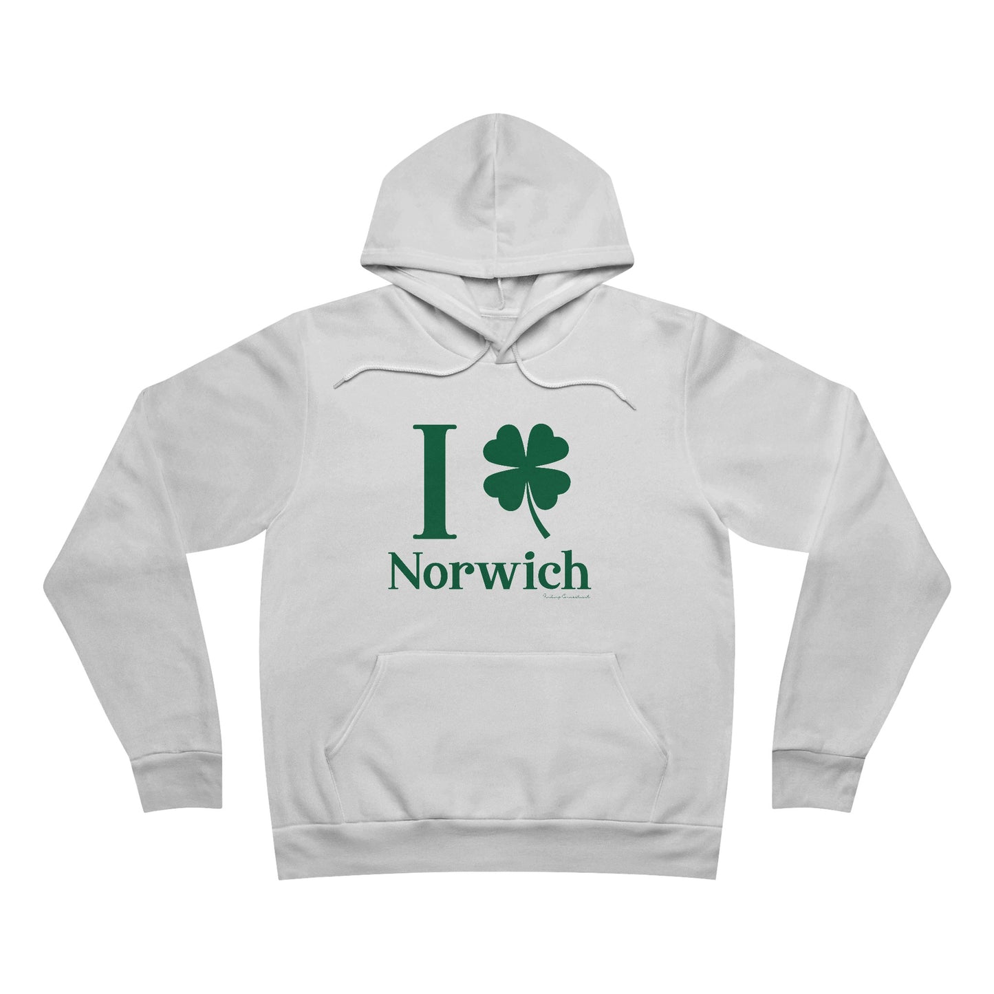 I Clover Norwich // Norwich Connecticut unisex hoodie sweatshirt // finding connecticut