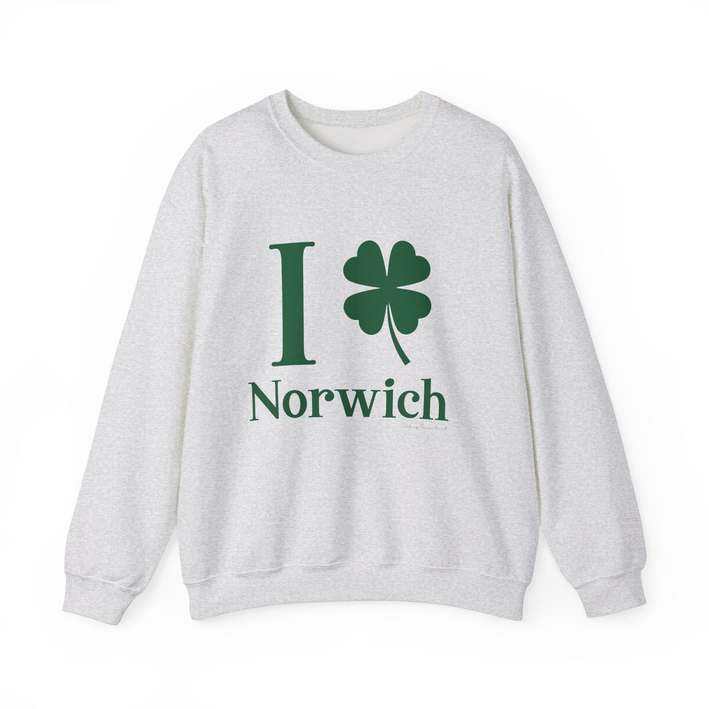 I Clover Norwich // Norwich Connecticut unisex sweatshirt // finding connecticut