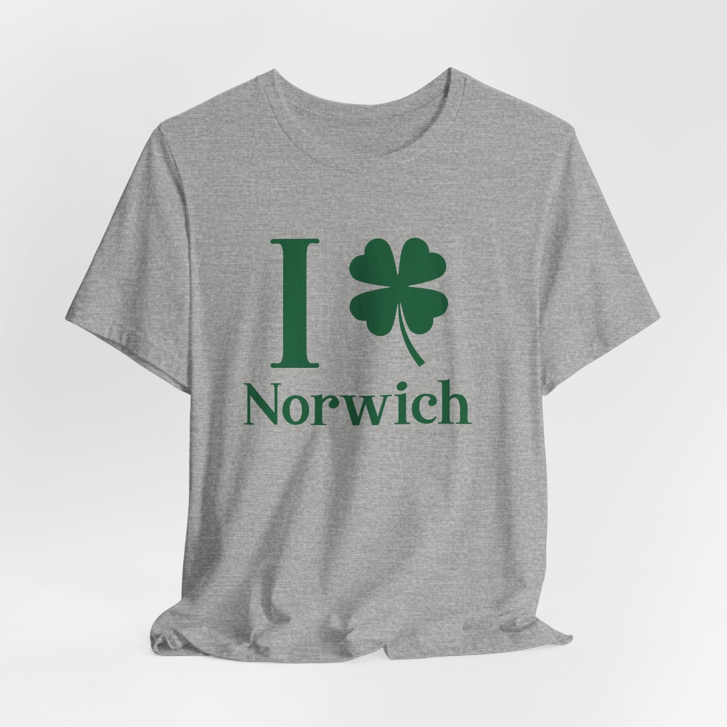 I Clover Norwich // Norwich Connecticut unisex t shirts // finding connecticut