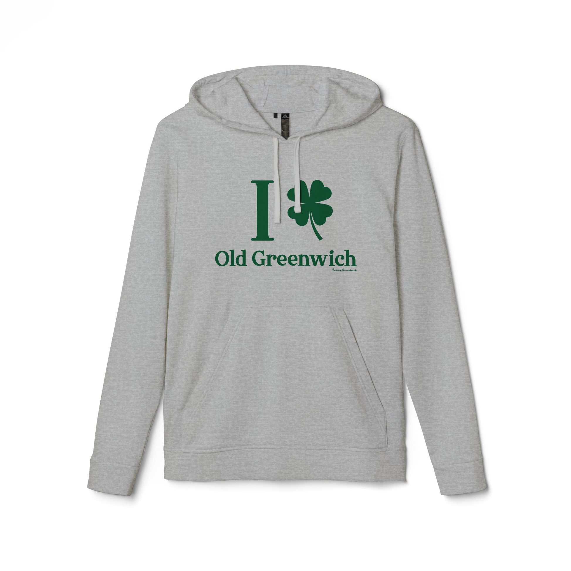 I Clover Old Greenwich // Old Greenwich - Greenwich CT unisex adidas hoodie sweatshirt  / finding connecticut
