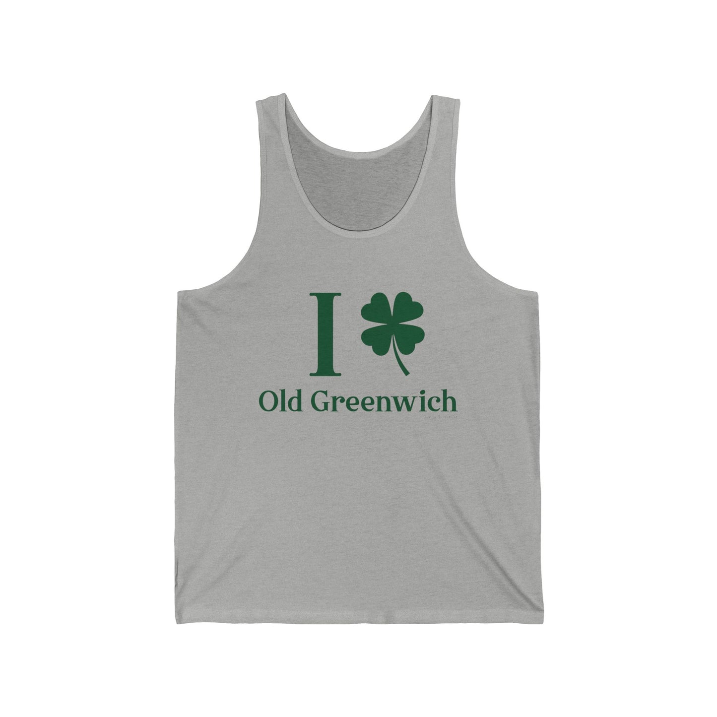 I Clover Old Greenwich // Old Greenwich - Greenwich CT unisex tank top shirt / finding connecticut