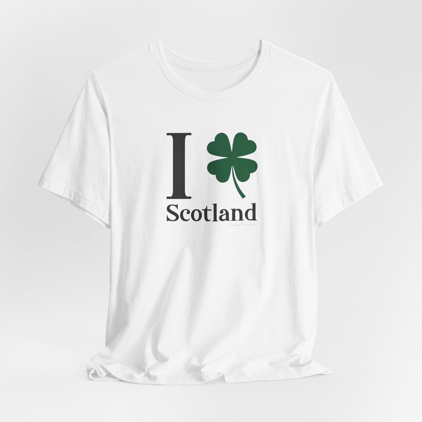 I Clover Scotland // Scotland CT unisex t shirts // finding connecticut