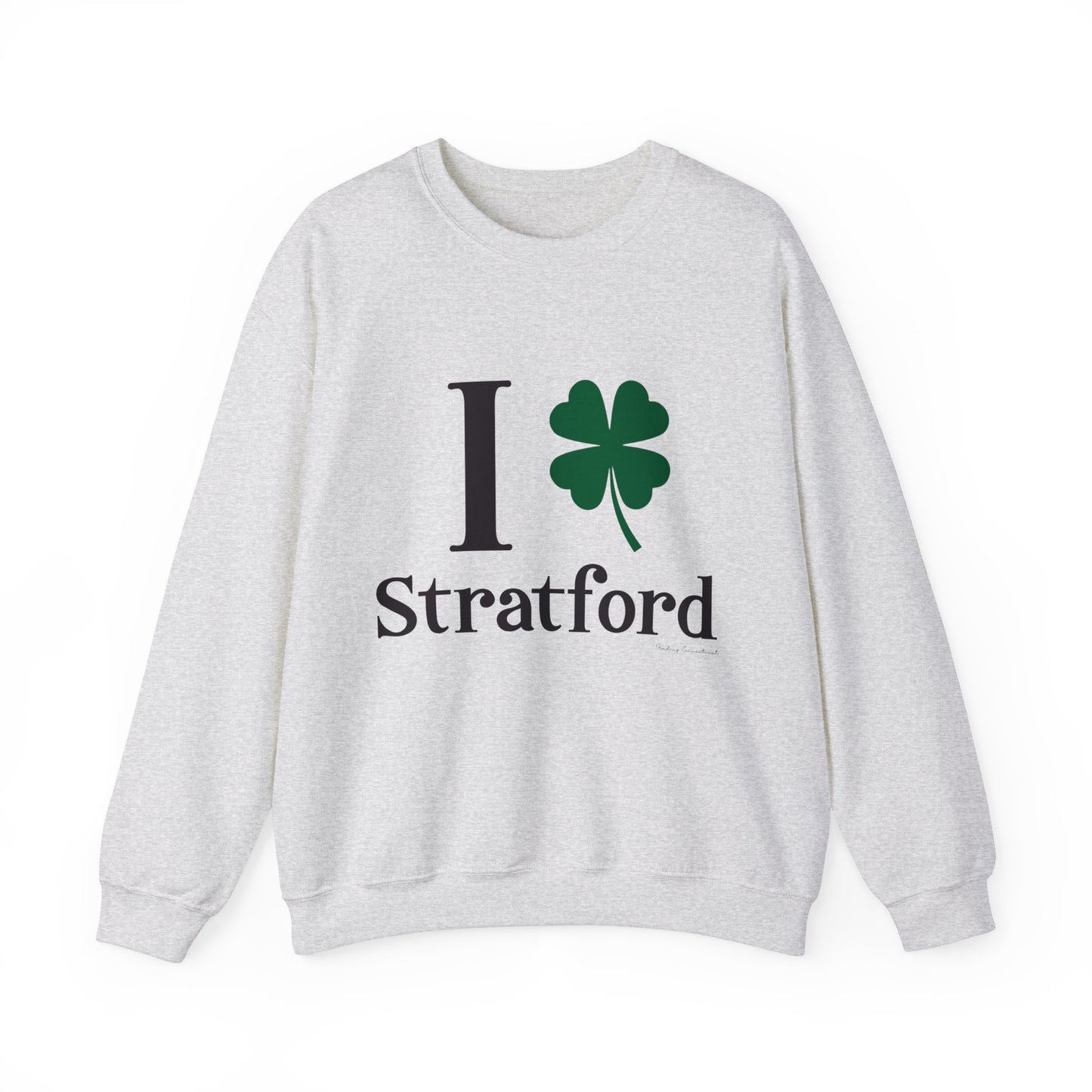 I Clover Stratford // Stratford CT unisex sweatshirts // finding connecticut