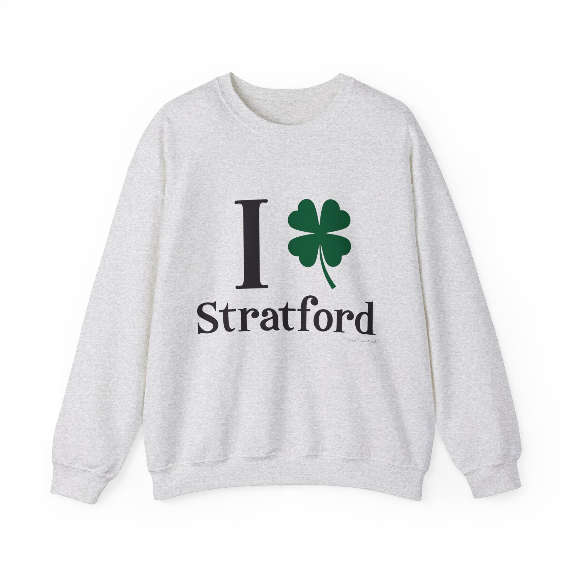 I Clover Stratford // Stratford CT unisex sweatshirts   // finding connecticut
