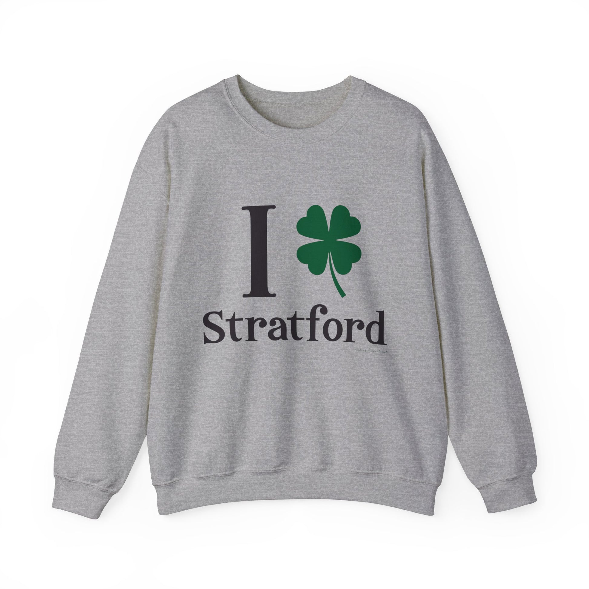 I Clover Stratford // Stratford CT unisex sweatshirts   // finding connecticut