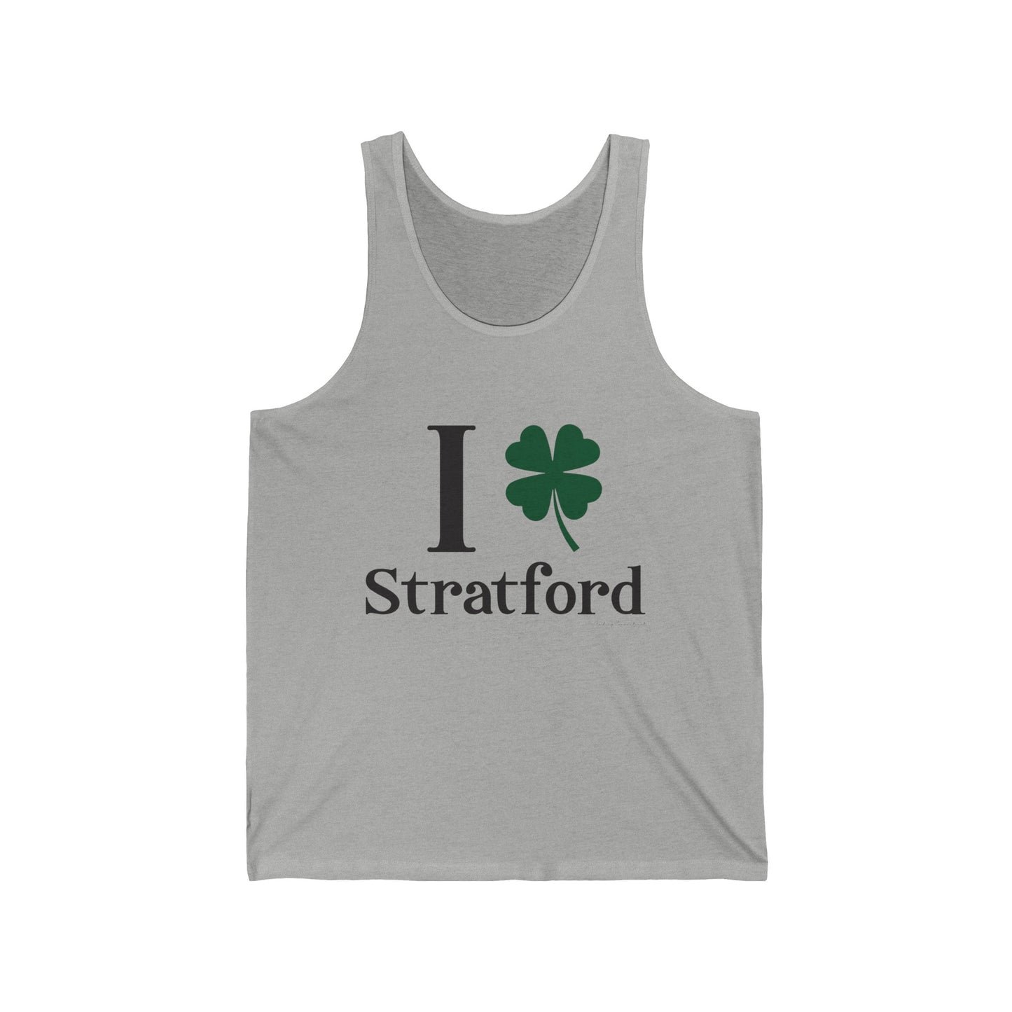 I Clover Stratford // Stratford CT unisex tank tops // finding connecticut