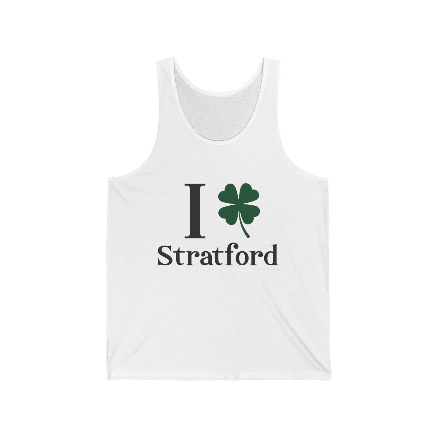 I Clover Stratford // Stratford CT unisex tank tops // finding connecticut