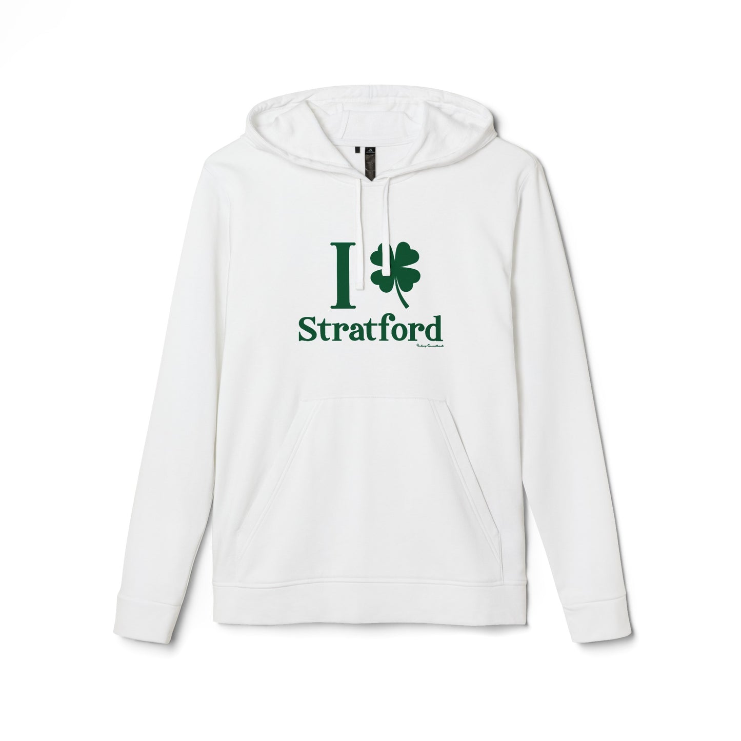 I Clover Stratford // Stratford Connecticut Adidas unisex hoodie sweat shirt // finding connecticut