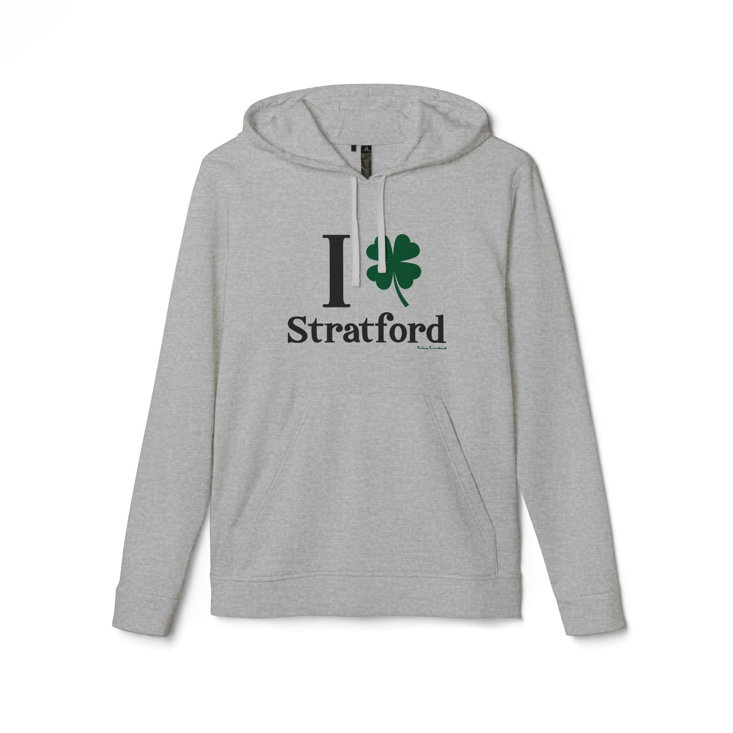 I Clover Stratford // Stratford Connecticut unisex Adidas hoodie sweatshirts // finding connecticut