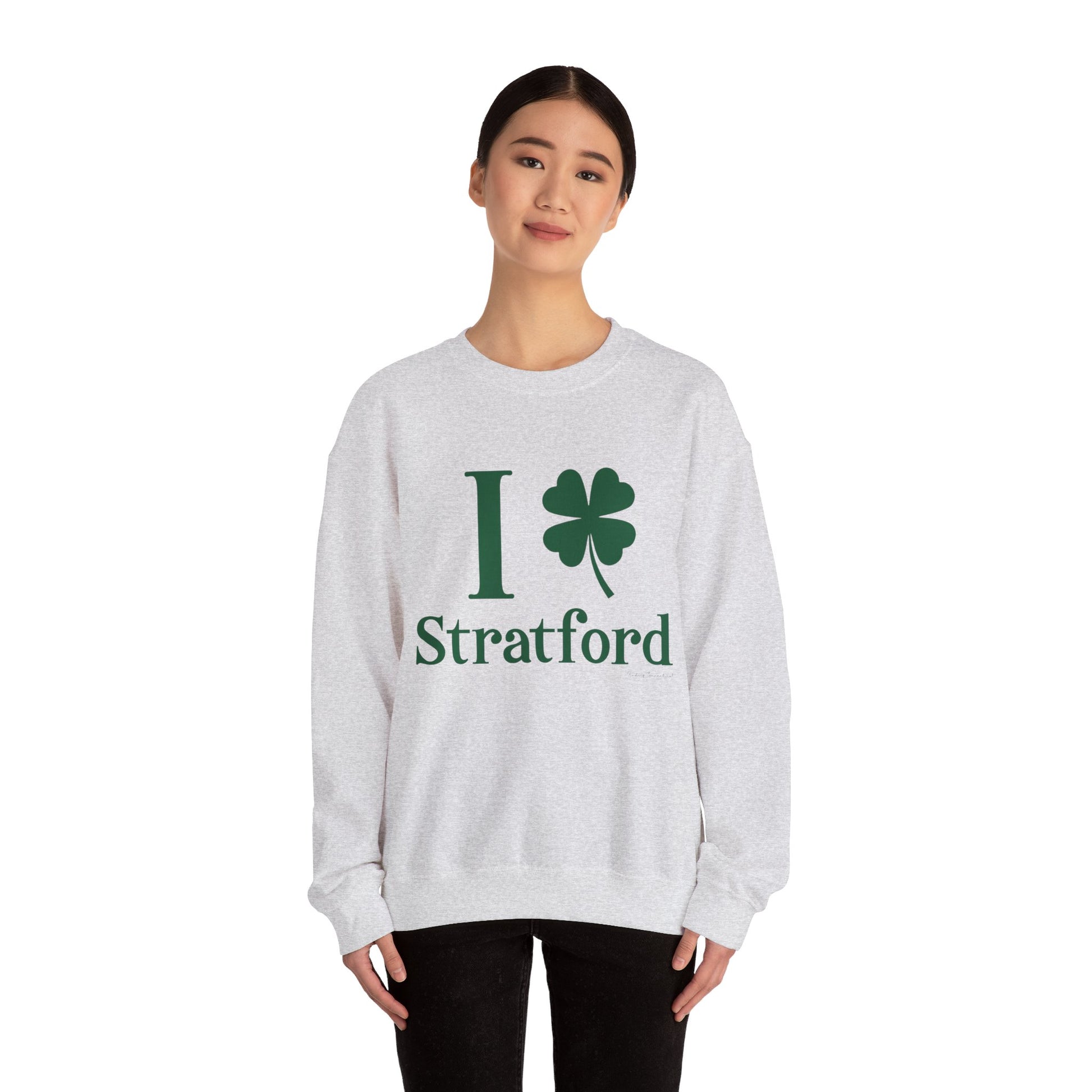 I Clover Stratford // Stratford Connecticut unisex sweatshirts  // finding connecticut