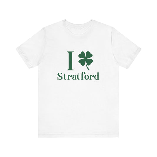 I Clover Stratford // Stratford Connecticut unisex t shirts   // finding connecticut