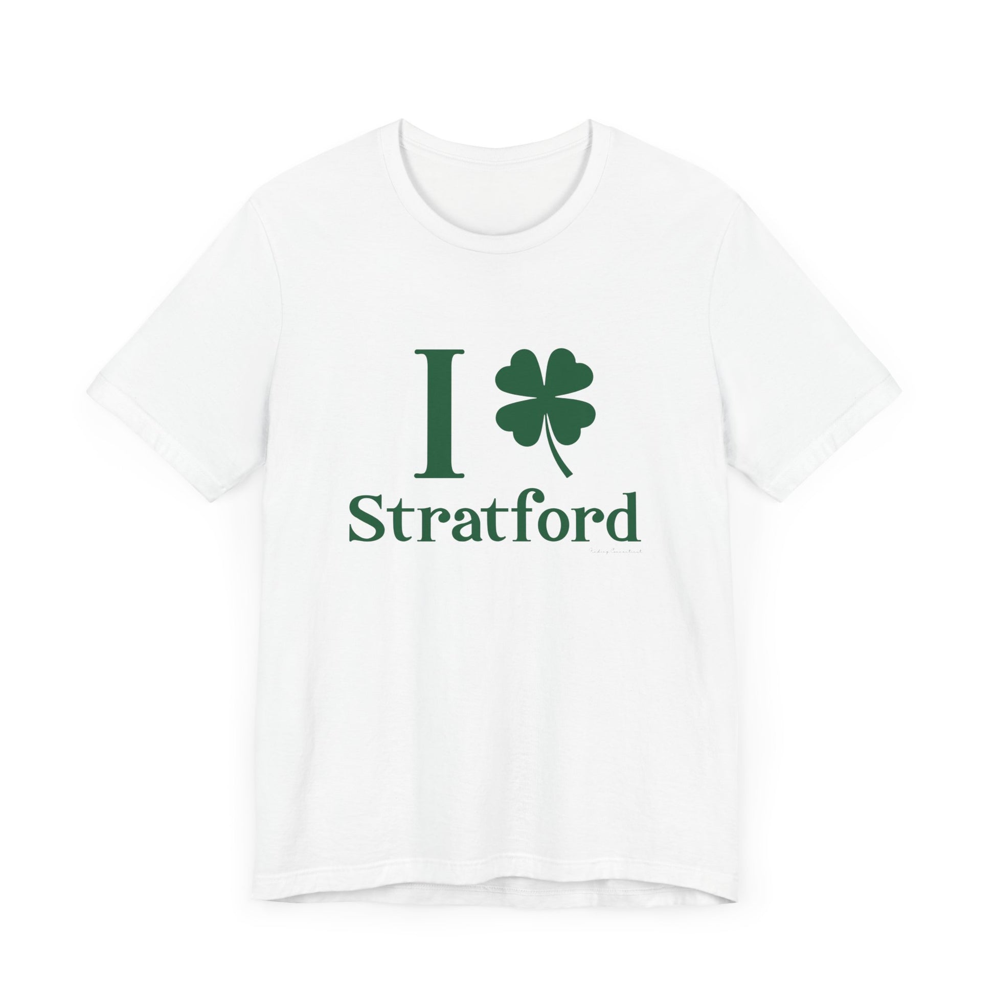 I Clover Stratford // Stratford Connecticut unisex t shirts   // finding connecticut