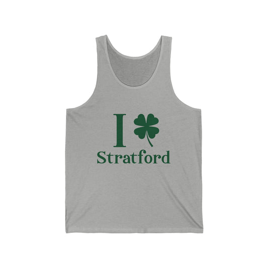 I Clover Stratford // Stratford Connecticut unisex tank top shirts   // finding connecticut