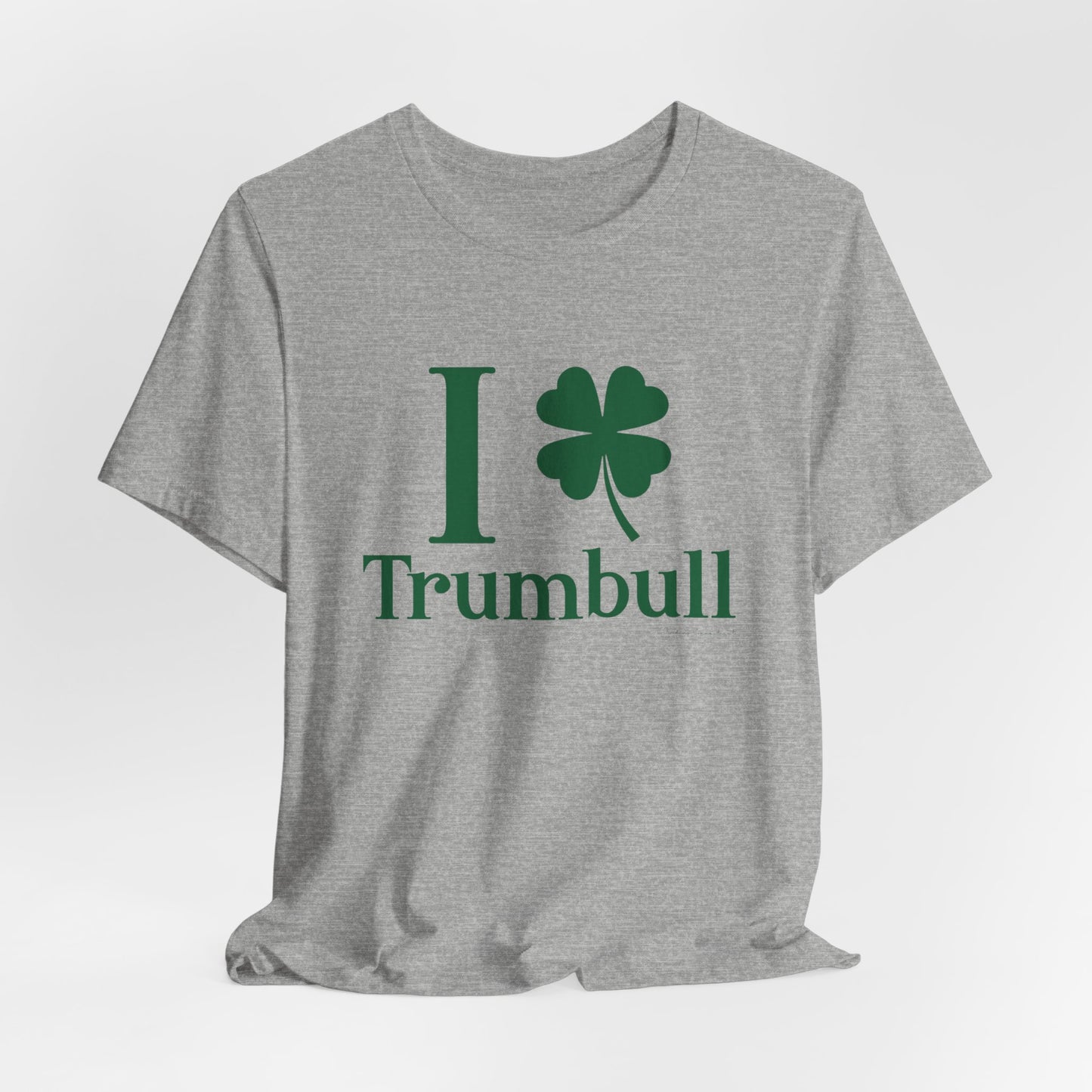 I Clover Trumbull // Trumbull connecticut t shirt /// finding Connecticut