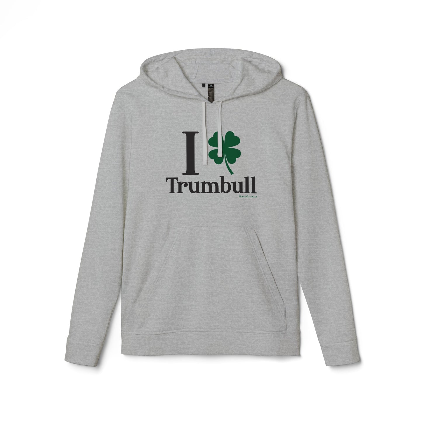I Clover Trumbull // Trumbull ct st Patrick's day Adidas hoodie sweatshirt /// finding Connecticut