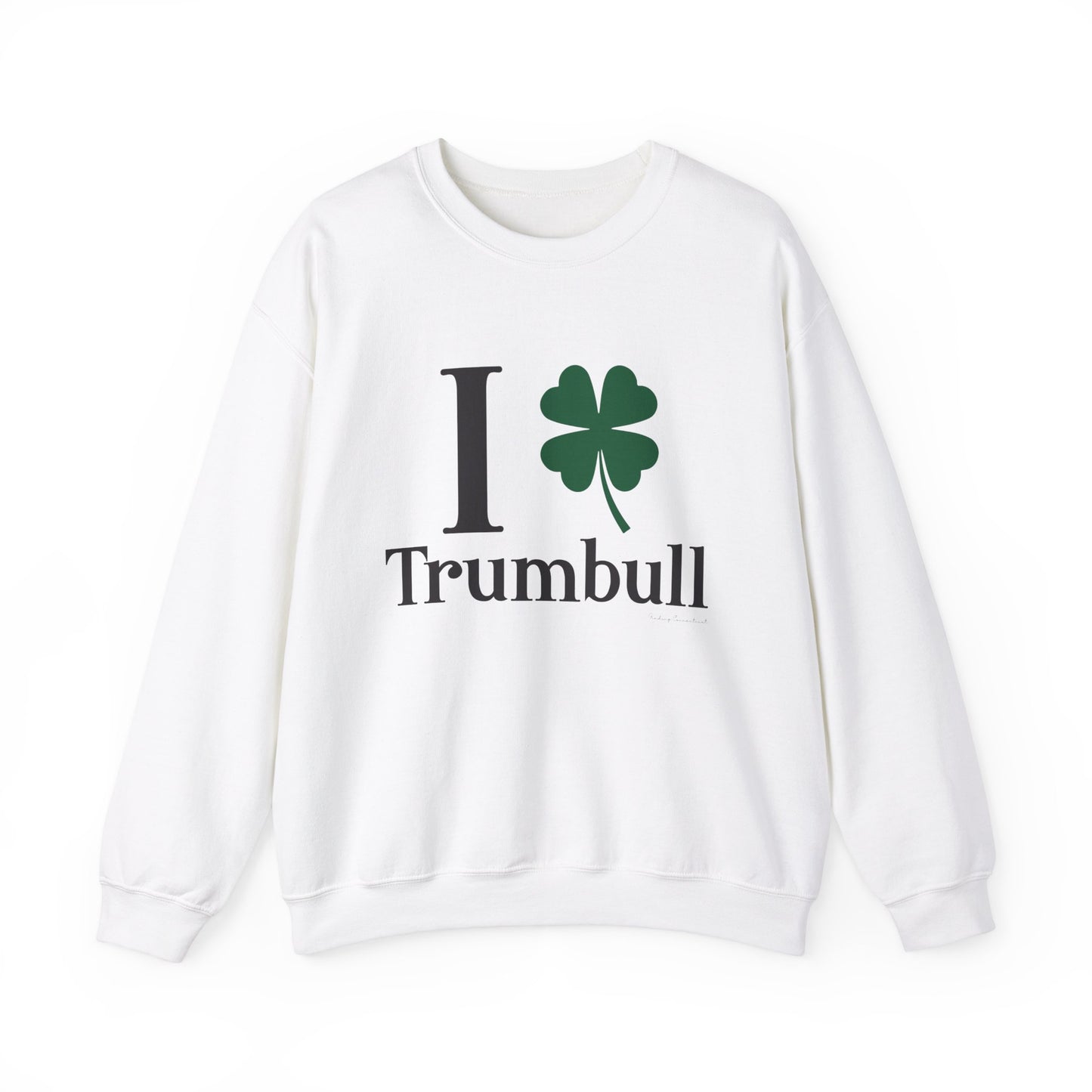 I Clover Trumbull // Trumbull ct st Patrick's day sweatshirt /// finding Connecticut