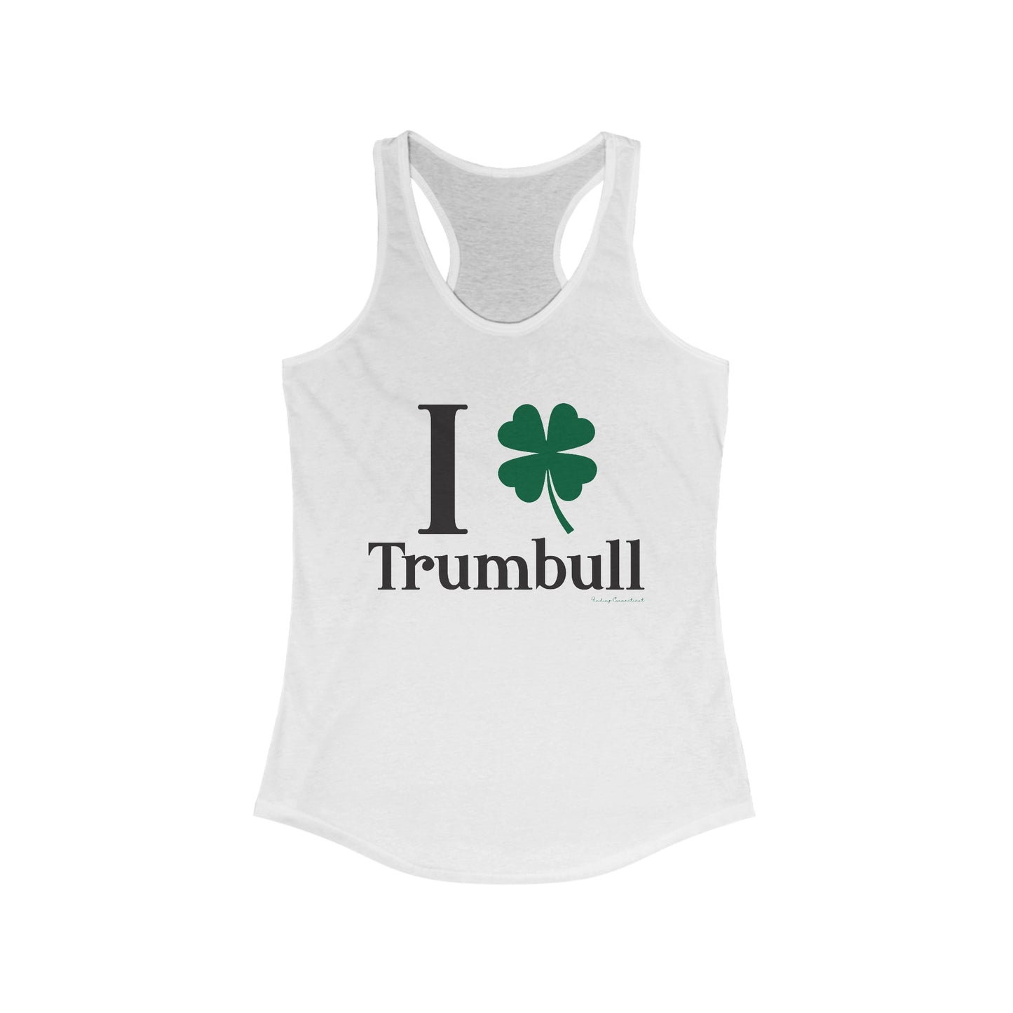 I Clover Trumbull // Trumbull ct st Patrick's day tank top shirt /// finding Connecticut