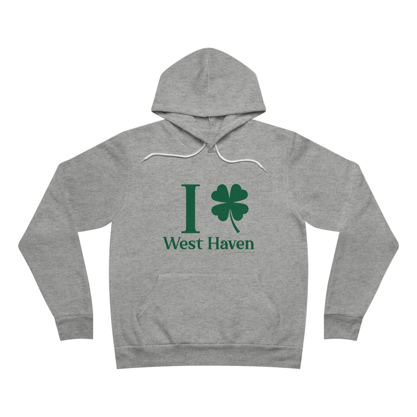I Clover West Haven // west haven Connecticut St. Patrickts day hoodie sweatshirt // finding connecticut