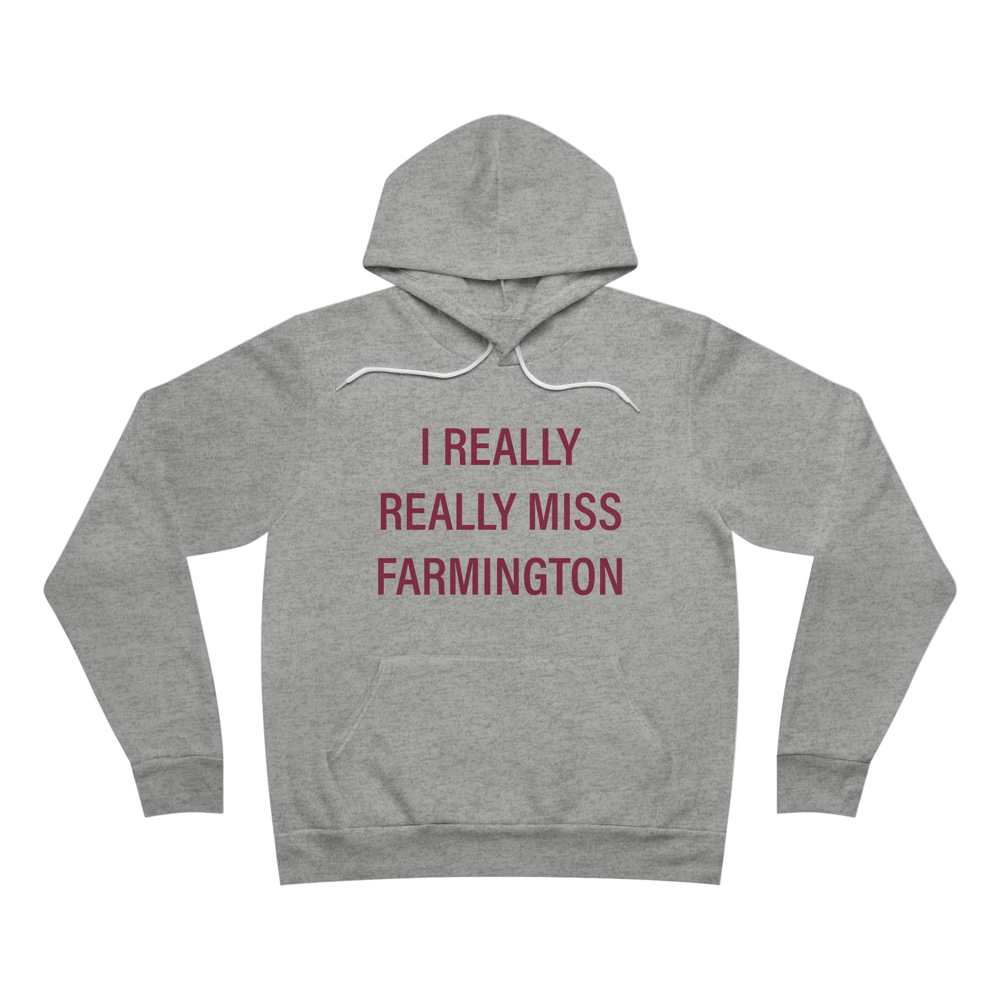 I Really Really Miss Farmington // Farmington Connecticut hoodie sweatshirts /// finding Connecticut