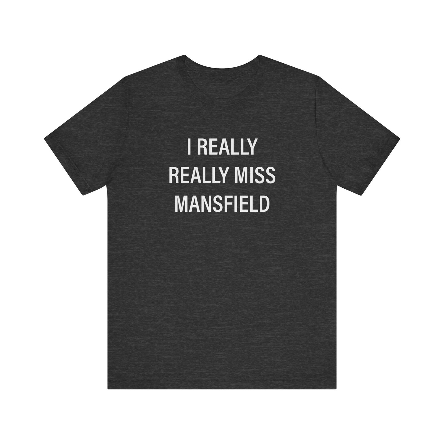 I Really Really Miss Mansfield // Mansfield CT unisex t shirts // finding connecticut