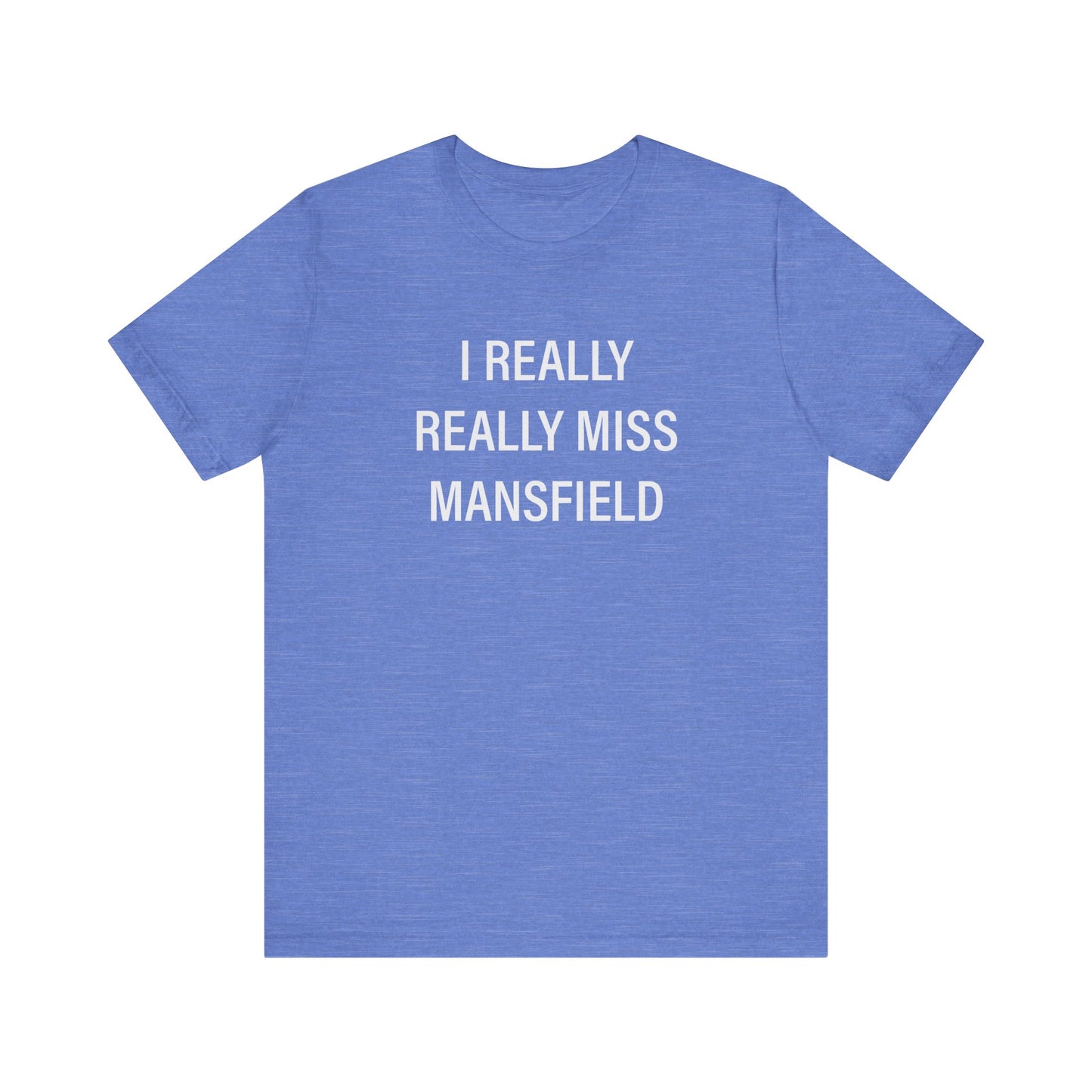 I Really Really Miss Mansfield // Mansfield CT unisex t shirts // finding connecticut