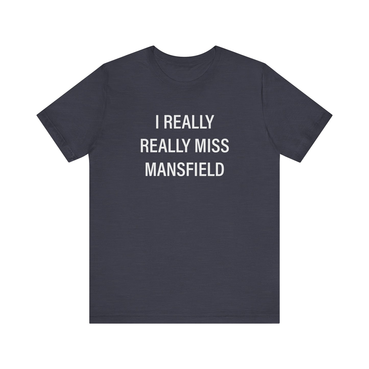 I Really Really Miss Mansfield // Mansfield CT unisex t shirts // finding connecticut