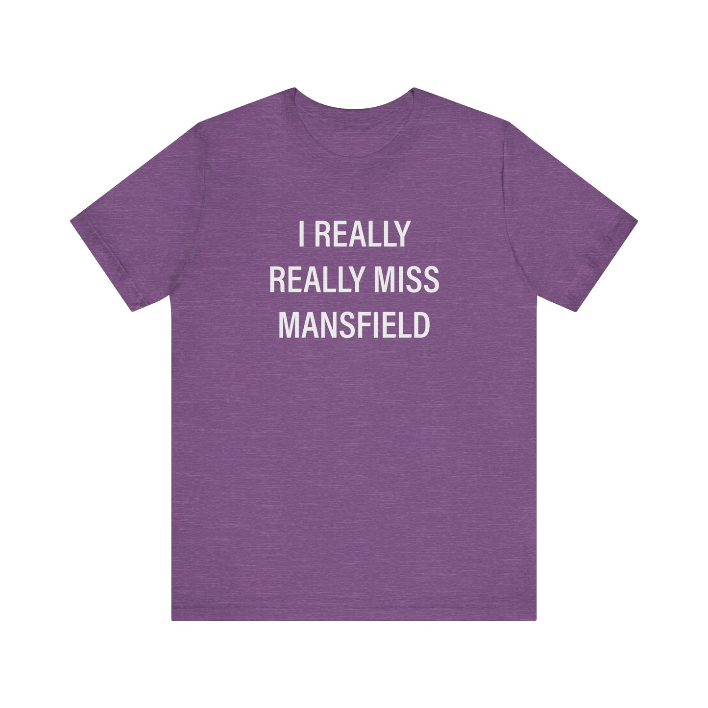 I Really Really Miss Mansfield // Mansfield CT unisex t shirts // finding connecticut